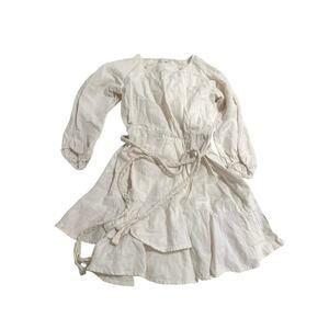 Apiece apart Linen asymmetrical Dress with rope belt 4